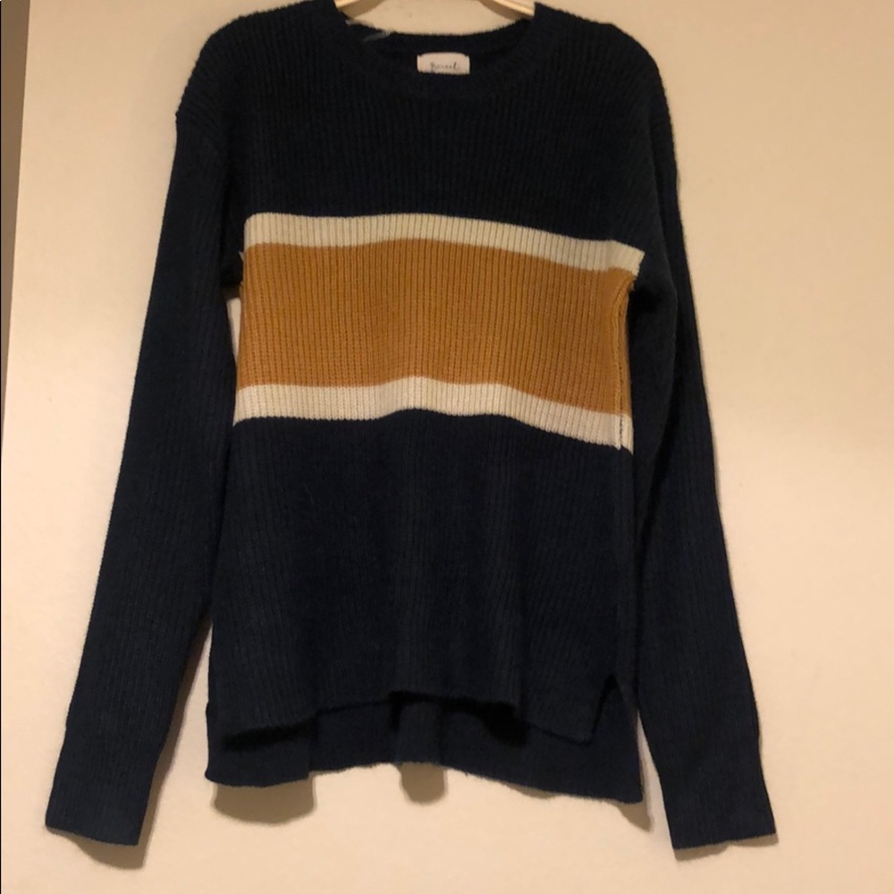 Color-block sweater
